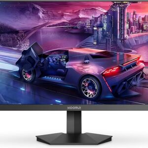 KOORUI 24 Inch Computer Monitor -FHD 1080P Gaming Monitor 165Hz 1ms, AdaptiveSync Technology, LCD Monitors with Ultra-Thin, HDMI X2 /DP, VESA Compatible, Tilt Adjustable, Eye Care